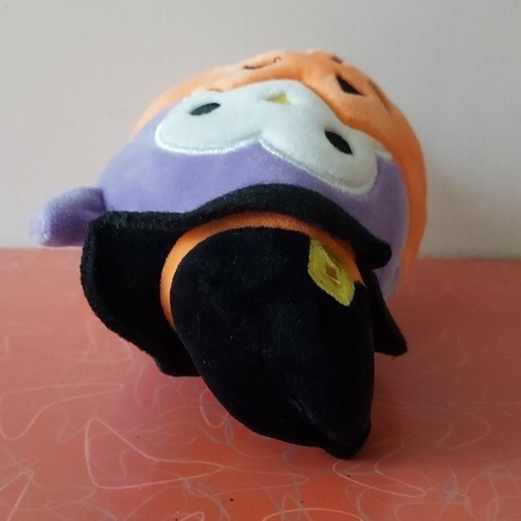 SQUISHMALLOWS HOLLY OWL Witch Jack O'Lantern Pumpkin Halloween Plush 4" - Picture 5 of 10